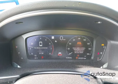 2022 Honda Civic Sport Touring z USA, uszkodzony, nr VIN 19XFL1H8XNE012012